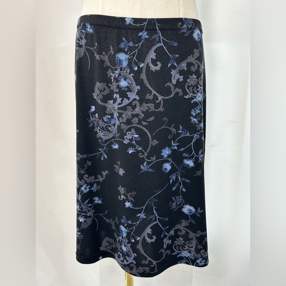 VTG 90s HEART SOUL Floral Midi Skirt
